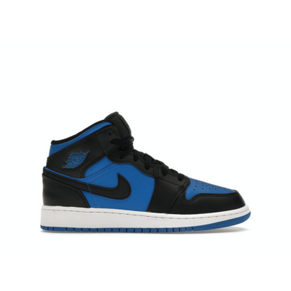 Jordan 1 Mid Black Royal Blue (GS)