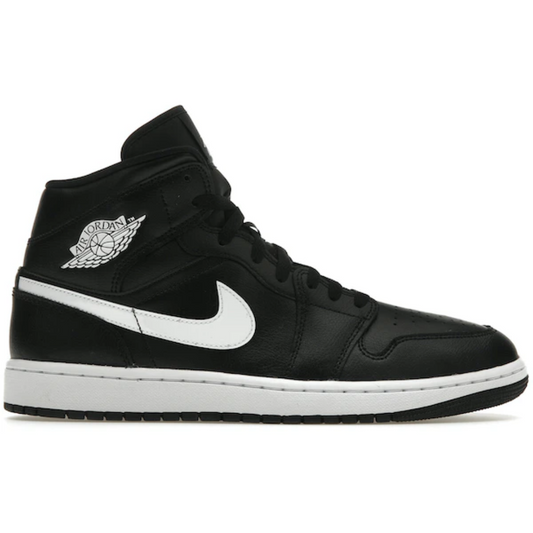 Jordan 1 Mid Black White (Women's)