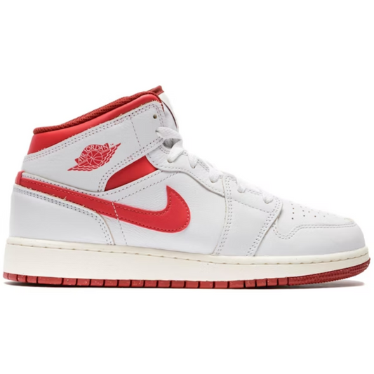 Jordan 1 Mid SE White Dune Red (GS)